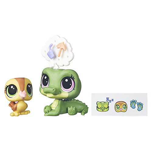 Littlest Pet Shop Pet Pawsabilities Alligator and Wood Duck Doll