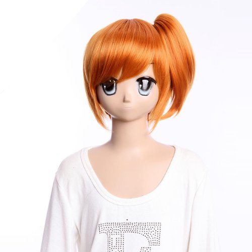 Cosplay long orange wig of Dynasty Warriors hair blonde wig