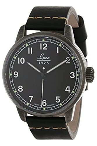 Laco Used Look Mens Analog Automatic Watch with Leather Bracelet 831783