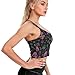 Casual Support Yoga Bra Goth Sun Moon Star Magic Hippie Trippy Mushroom, Padded Gym Running Workout Tank, Wirefree Sports Top for Women & Girls