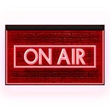On Air Recording Studio Music Banner Hot Media LED Light Sign 140017r