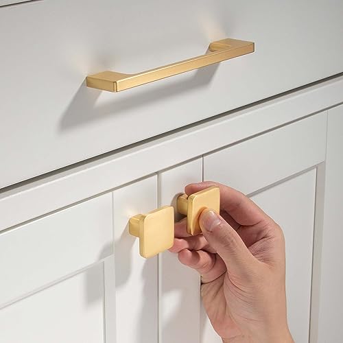 Manijas de muebles TUNNY de oro cepillado con diseño clásico elegante 5