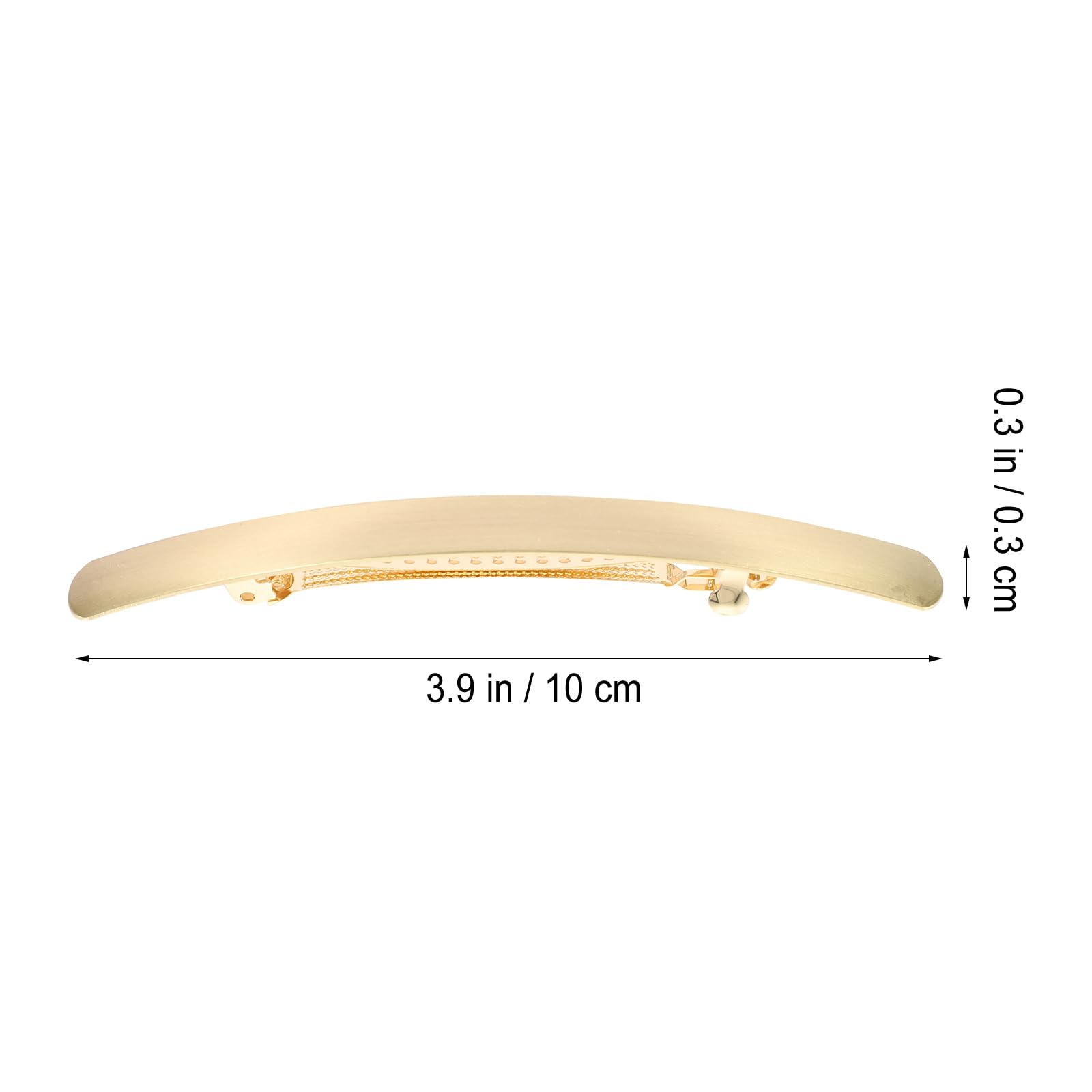 FRCOLOR Elegant One-Line Hair Clip 4-Inch Non-Slip Styling Accessory for Women Perfect for Parties Weddings and Everyday Use - Image 3