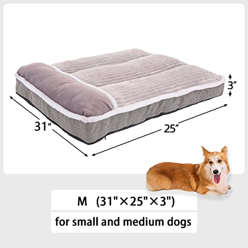 Dog-Bed-for-Small-Dogs-Dog-Mattress-with-Pillow-for-Crate-Kennel-Sofa-Dog-Bed-Super-Soft-pet-Bed-for-Medium-Small-Dogs-Breedspet-Bed-Puppy-Bedbeds-Furniture Dog Bed for Small Dogs Dog Mattress with Pillow for Crate Kennel Sofa Dog Bed Super Soft pet Bed for Medium Small Dogs Breedspet Bed Puppy Bedbeds Furniture