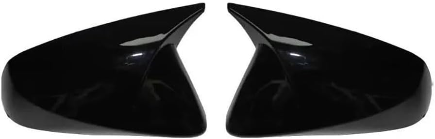 Side View Mirror Cover Compatible With Lexus TX TX350/500h/500h+ 2024 2025 2026 Horn Style Rearview Mirrors Trim Exterior Car Accessories ABS 2PCS(Glossy Black Style)