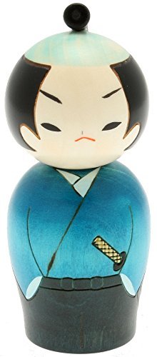 Usaburo japońska lalka Kokeshi, Yuji The Ronin by Usaburo