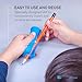Soft Foam Pencil Grip for Kids and Adults, Open Slip Easy Insert Pen Paint Brush Holder for Right-Handed and Left-Handed Use, Assorted Colors, 6 Count