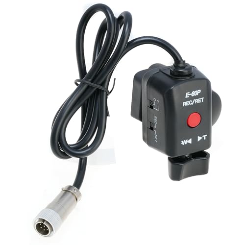 FOTGA Mando a distancia de lente de 8 pines para Canon para lente Fujifilm con terminal remoto de 8 pines, compatible con zoom, inicio y parada de grabación de video, reproducción de video