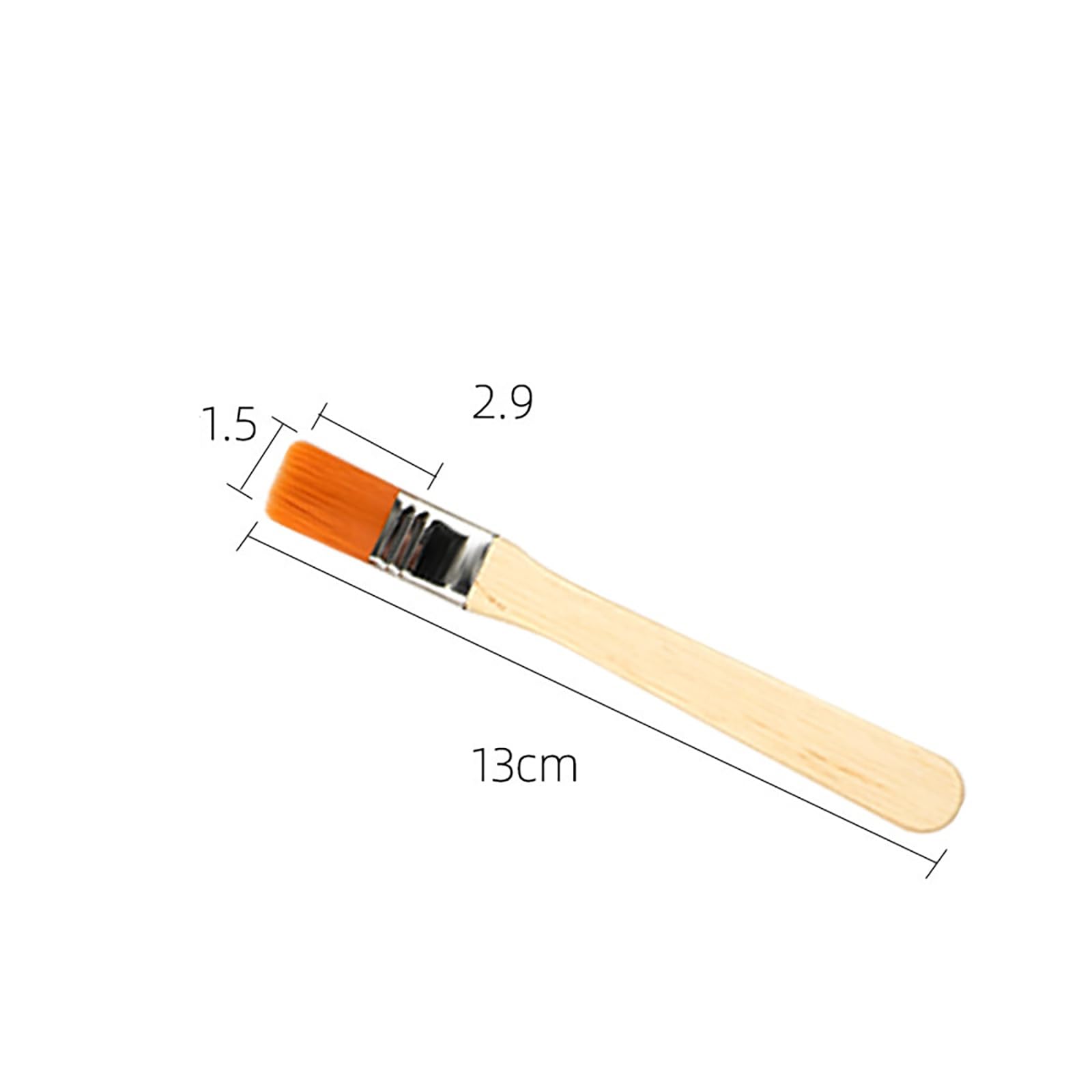 Set di 30 pennelli per pittura, pennelli per pittura acrilica in nylon, pennelli per la pulizia della tastiera, pennelli per pittura con manico in legno per pittura artistica, disegno, pulizia, spazz