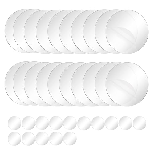 Image of Double Sided Tape Heavy Duty,Clear Nano Tape Circle 35 PCS,Removable Mounting Tape for Walls,Waterproof Two Sided Sticky Adhesive Pads Strips,Transparent Wall Tape No Damage Cinta Doble Cara