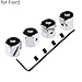 Produktbild Jiqiaoda2 Valve Cap&External Modified 4Pcs Anti-theft Car Wheel Tire Valve Stem Air Cover Caps for N-issan B-enz A-udi - for f-ord Easy to Install Car Decoration Flexible