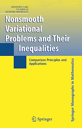 Nonsmooth Variational Problems and Their Inequalities: Comparison Principles and Applications view 2