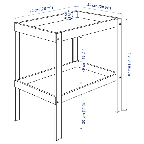 Lit et table à langer ProTuning SNIGLAR ensemble meuble bébé hêtre 3 pièces complet