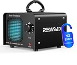 Purificador de Aire 48000 mg/h, Redagod Profesional Air Purifier, Generador de Ozono con Temporizador, Atrapa Humo Filtro HEPA, Ionizador de Aire, Máquina Ozono Portátil para el Hogar, Garaje, Oficina