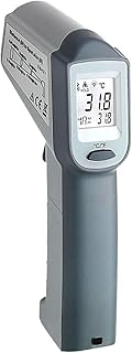 TFA Dostmann Beam Infrarot-Thermometer, 31.1132, Messdauer 1 Sekunde, berührungslose Temperaturmessung von Oberflächen, gemäß HACCP, Messfeldmarkierung, grau, L 40 x B 85 x H 175 mm