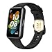 Produktbild HUAWEI Band 7 Smartwatch, Aktivitäts-Tracker, Gesundheits- und Fitnessüberwachung, ultradünnes rahmenloses Display, Akkulaufzeit von 2 Wochen, 96 Trainingsmodi, Schwarz+38 Monate Garantie