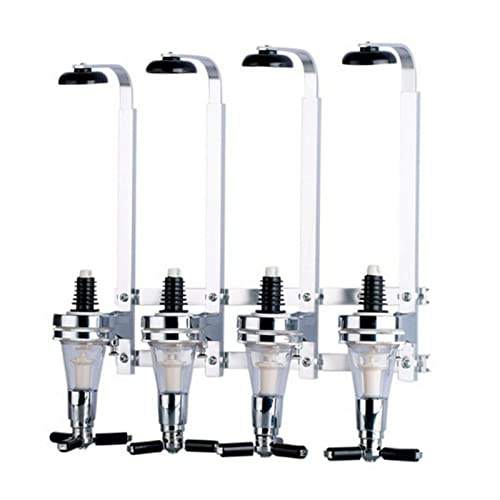 Vornetil Liquor Dispenser 4 Bottle Wall Mounted Alcohol Dispenser