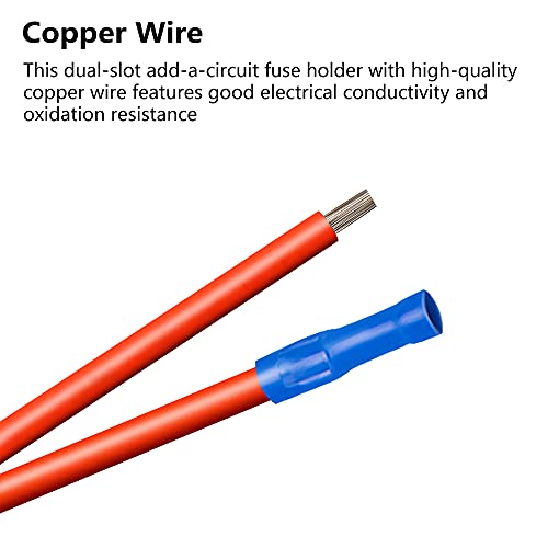 Mulwark 349Pc Car Fuses Assortment Kit & Add-A-Circuit Fuse Adapter- Standard & Mini & Low Profile Mini Automotive Fuses Set (2A 5A 7.5A 12A 15A 20A 25A 30A 35A 40A), For Car Boat Truck Suv Rv #TOP3