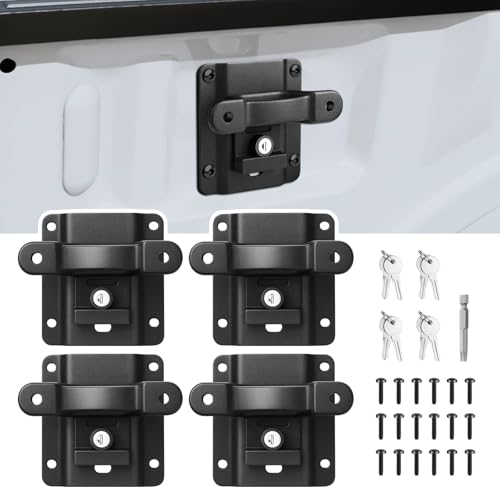 RVgolf 4PCS Tie Down Anchors fit for Ford F150 F250 F350 &Raptor (Include Lightning) 2015-2025 2026 Truck Bed Tie Downs Replacement for Boxlink Bed Tie Downs# FL3Z-99000A64-B Automotive Accessories