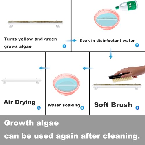 Image of Carefree Fish Aquarium 6 /12Inch Nano Materials Air Stone Strip Fish Tank Bubble Stone for Saltwater and Fresh Water (Not Harm The Health of The Fish)(No Include Air Pump)