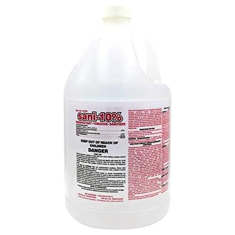 Stir Technologies Sani-10% Registered Disinfectant Virucide Sanitizer. 1 gallon makes 180 ready to use gallons Cover