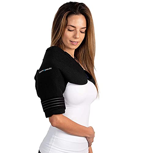 Thermopeutic Compression Shoulder Ice Pack Gel Wrap For Shoulder Pain Relief (Medium To Large Frame Fit) - Ac Joint Pain, Rheumatoid Arthritis, Bursitis, Osteoarthritis,Tendinitis, Rotator Cuff Relief #TOP6