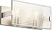 Kichler 55006SN Logan Vanity, 2-Light 150 Total Watts, Satin Nickel