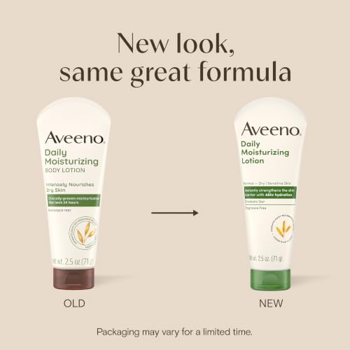 Image of Aveeno Daily Moisturizing Lotion, 2.5 Ounce (Pack of 3)