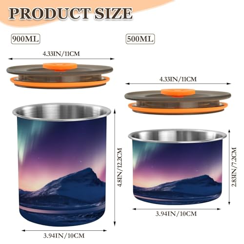 Lata hermética para café acero inoxidable 500ml miniatura 2