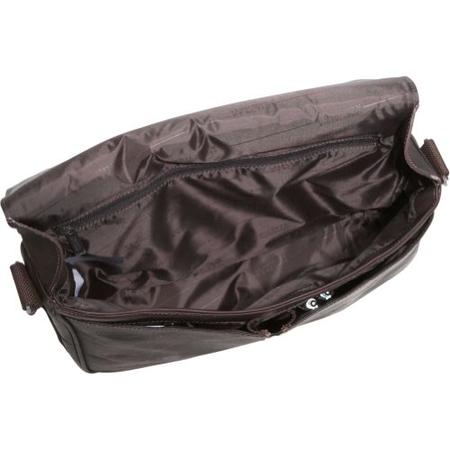 Kenneth Cole REACTION Risky Business Messenger Full-Grain Colombian Leather Crossbody Laptop Case & Tablet Day Bag2