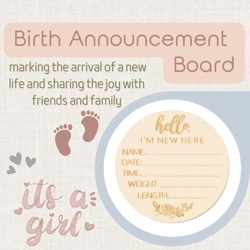Image of Baby Receiving Swaddle Blanket and Headband Sets with a Name Card for Baby Girl (Pink)