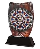 Trophy Monster Darts Trophy Full Color Printed 5/16'' Thick Acrylic Stunning Award 3 Sizes 5 1/2''-7'', Multicolor