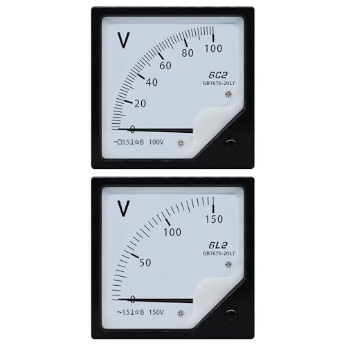 Voltmètre CC/CA 6C2 pour résoudre les chutes de tension sur panneau électrique 200V