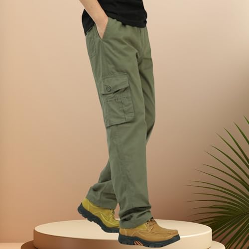 Flexrover - Ultra Comfort Flex Fit Cargo Pants, Mens Hiking Pants Lightweight Quick Dry, Breathable Pant with Pockets4