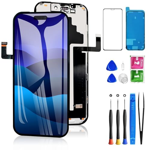 for iPhone 17 Pro Screen Replacement 6.3 Inch, Diykitpl 3D Touch LCD Display for A3256, A3522, A3523, A3524, with Repair Tools Kit+Waterproof Frame Sticker+Tempered Glass