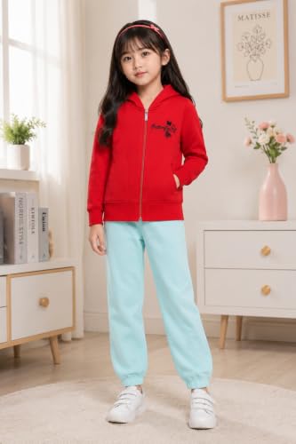 Image of ADBUCKS Girl's Cotton Hooded Sweatshirt