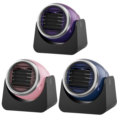 Baceyong Auto Enteisungsheizung 12V 120W 10A Auto Windschutzscheibenenteiser, Tragbarer Autoheizlüfter - Pink