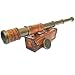 Nautical Handheld Pirate Brass Telescope with Box / Case ,Sailor Home Decor Pirate Captain Boat Toy Gift (14", Dollond)