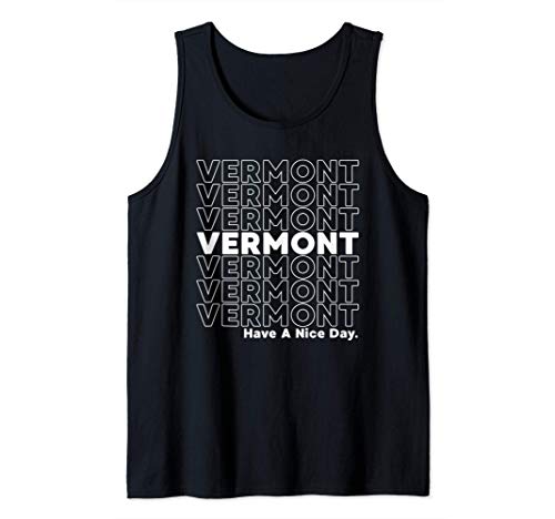 Vermont Grocery Bag Thank You Funny State Gift Camiseta sin Mangas
