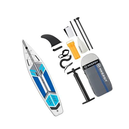 Zxpjkyu Inflatable Surfboard for Aquatics, Blue, 380cm