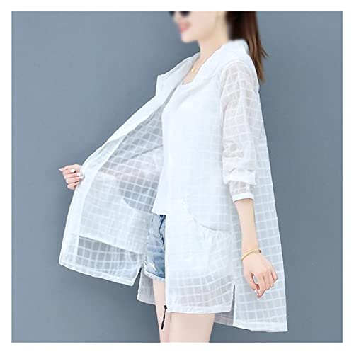Veste de protection solaire longue veste de plage femmes mince et ample WQHPLMD