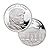 1 Troy Oz .999 Pure Silver Medal 45th President Donald Trump and The White House