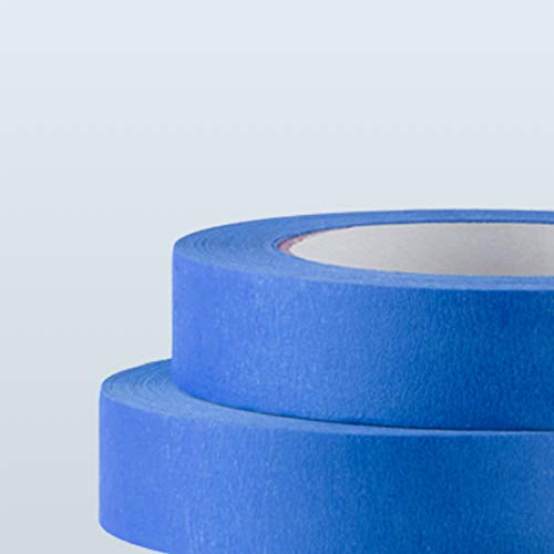 Lichamp 2 Pack Blue Painters Tape 1 Inch, Blue Masking Tape 1 Inch X 55 Yards X 2 Rolls (110 Total Yards) #TOP2