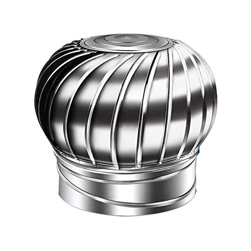 Campana extractora de chimenea con extractor giratorio de acero inoxidable 2