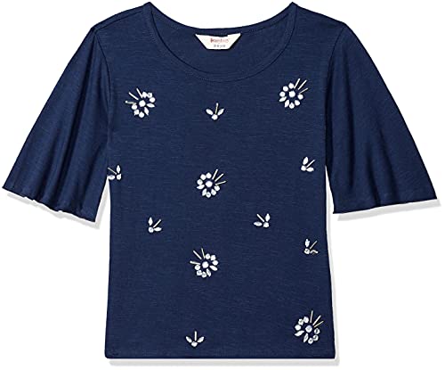 Image of EASYBUY Girl's Regular T-Shirt (SU21RA23GY Navy 9Y)