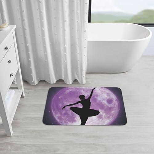 Tapis de sol en diatomite pour douche et cuisine style danseuse