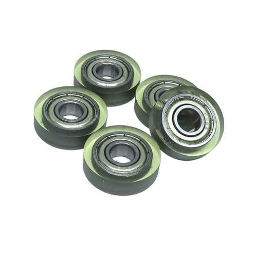 Rouleaux à revêtement PU de 19 mm PU69619-5 pour supprimer les vibrations de guidage