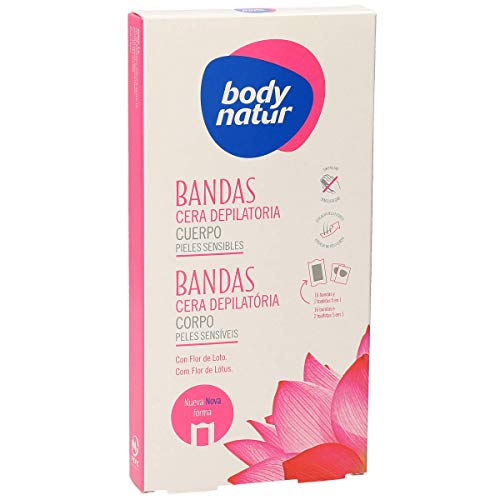 Natur Depil B Natur Bandas 16/U Corp Sensibl 3 Unidad 100 ml