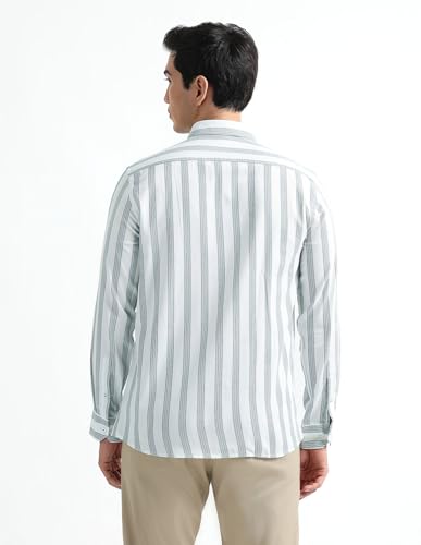 Image of Arrow Checked Slim Fit Mens Formal Shirt - Cotton, Breathable & Comfortable, Full Sleeves Shirts for Men