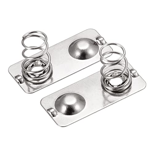 MECCANIXITY Battery Spring Plate AAA Battery Contact Nickel Plate 20mmx9mm for DIY 20 Pcs
